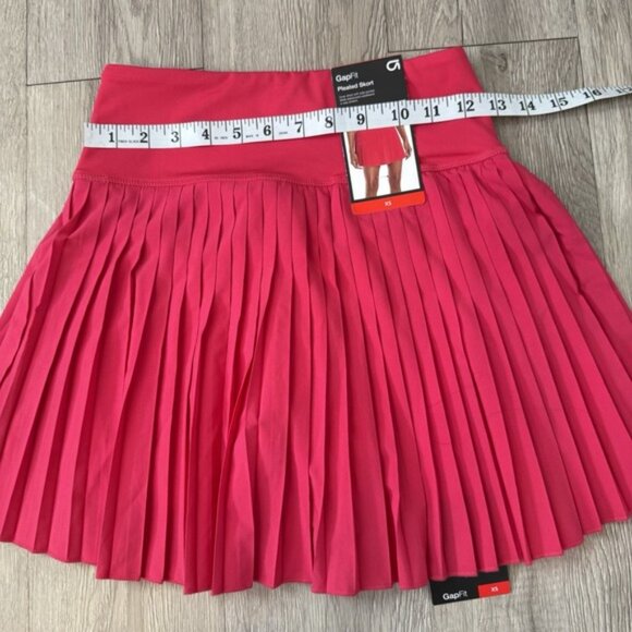 Gap Fit Women's Pleated Skirt Shorts Fuchsia Pink XS Althetic Tennis Skirt - Picture 5 of 6